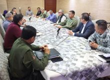 Omar Garcia Harfuch presidió la mesa de seguridad en el estado de Sinaloa.