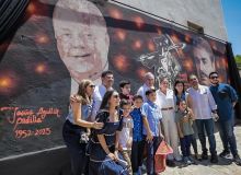 Rinden homenaje al ex gobernador Jesús Aguilar Padilla en Cosalá.