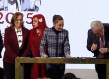 Firman convenio del Plan México. Topolobampo generará riqueza economica.