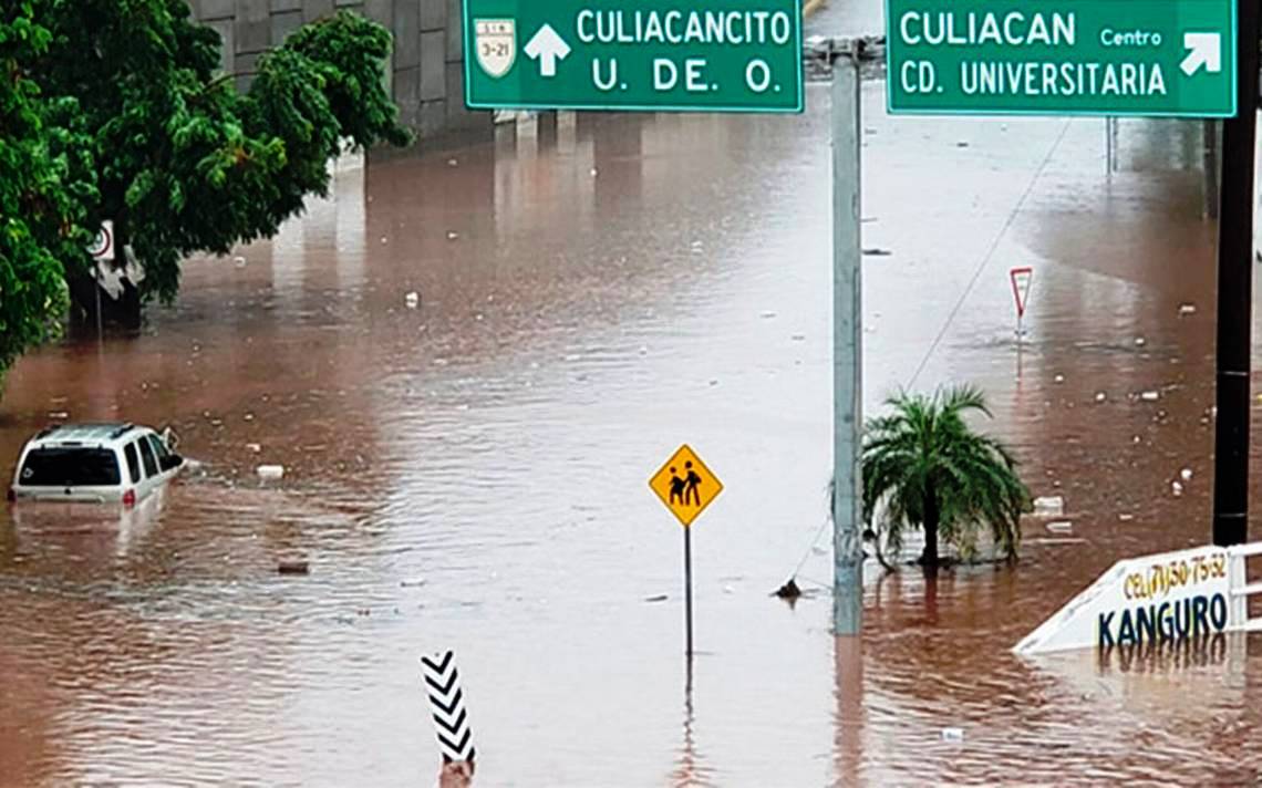 Lluvias Sinaloa culiacan inundaciones